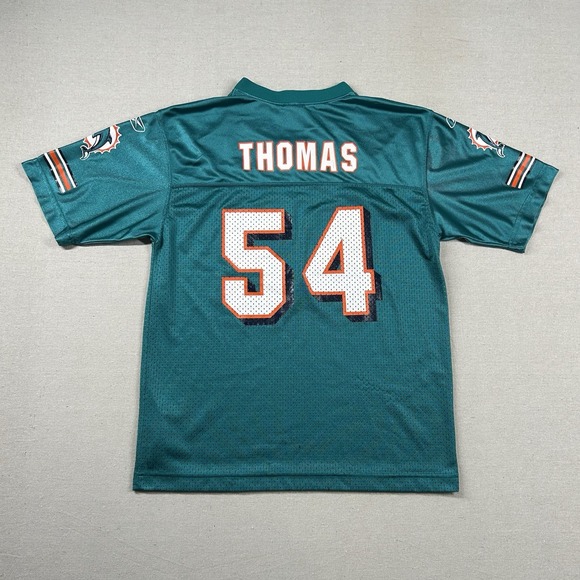 Reebok Tops - Vintage Reebok Zach Thomas Jersey Youth L (Womens S) Miami Dolphins NFL Football